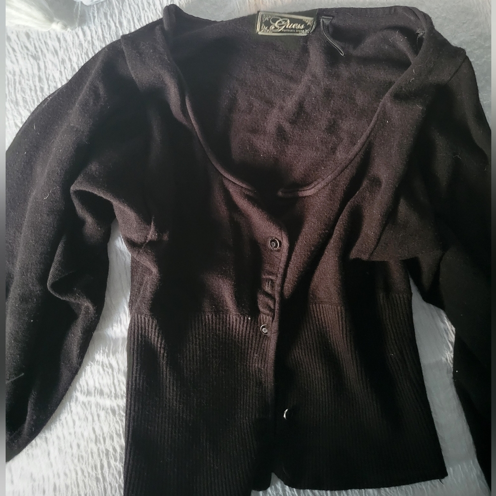 Vintage black guess top